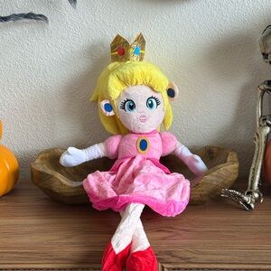 Princess Plush Doll with Pink Dress and Crown